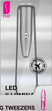 Flo Led Illuminating Tweezers Black