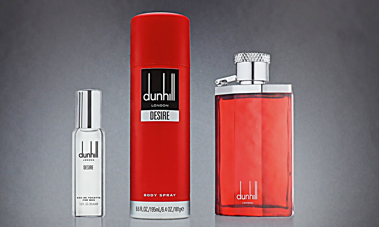 Dunhill Desire Red 3 Pc Set Edt 100 Ml + Body Spray 200 Ml + Edt 30 Ml