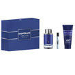 MONT BLANC EXPLORER ULTRA BLUE 3PC SET - EDP 100ML + SHOWER GEL 100ML TRAVEL SPRAY 7.5ML