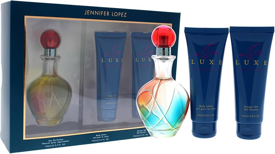 Jennifer Lopez Live Luxe 3 Pc Set Edp 100 Ml + 75 Ml Body Lotion + 75 Ml Shower Gel