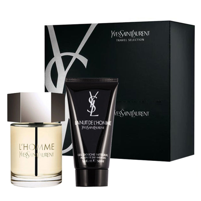YVES SAINT LAURENT L'HOMME 2PC SET - EDT 100ML + SHOWER GEL 50ML