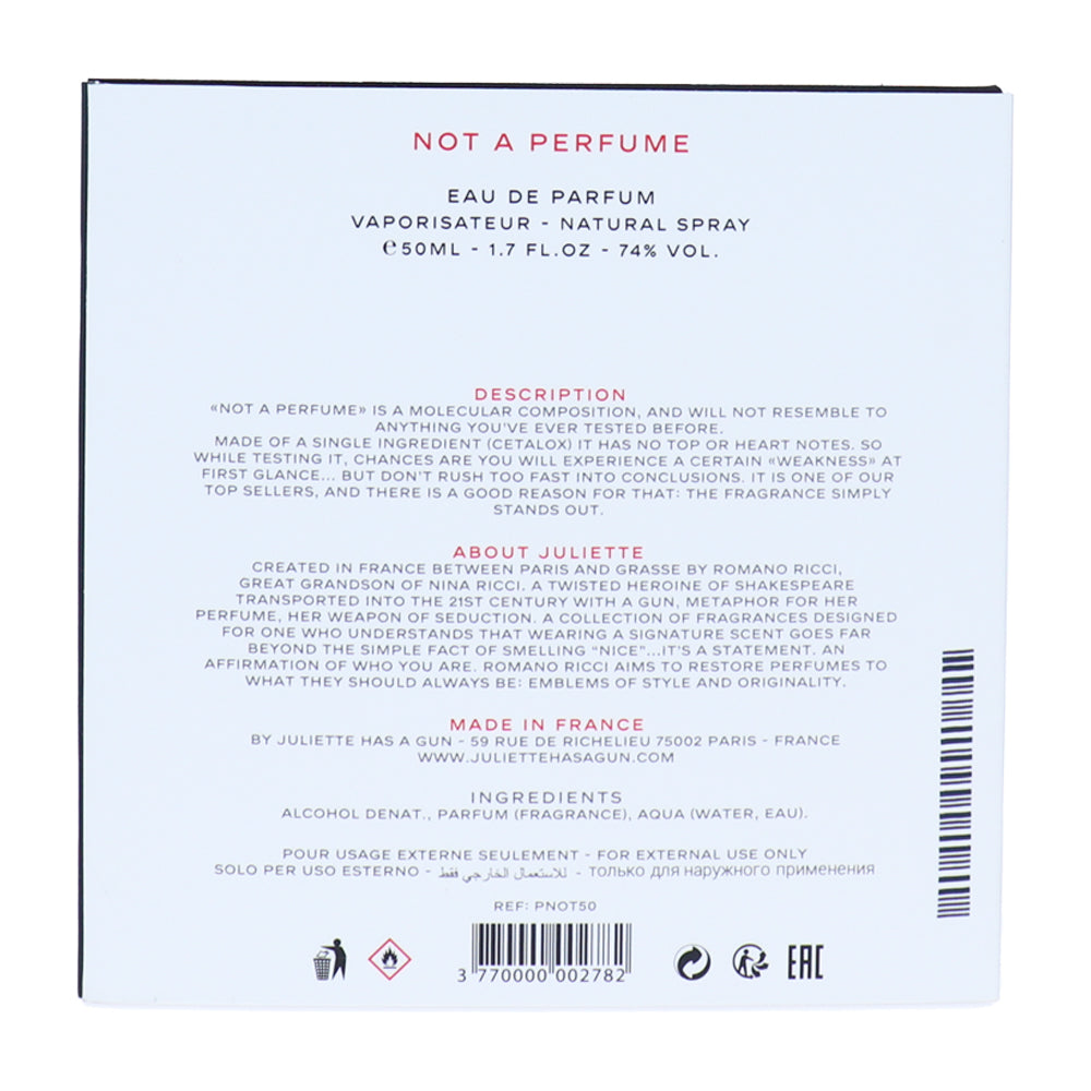 JULIETTE HAS A GUN NOT A PERFUME EDP 50ML SPRAY