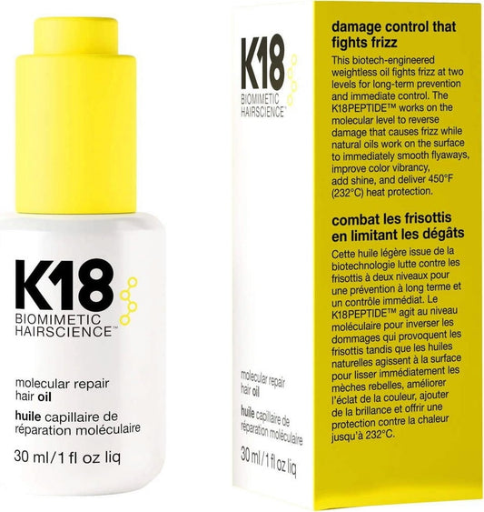 K18 Molecular Repair Hair Oil 30 Ml